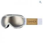 Sinner Toxic S Ski Goggles (Matte White/Double Orange Mirror) – Colour: MATTE WHITE