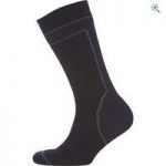 SealSkinz Mid Weight Mid Length Socks with Hydrostop – Size: XL – Colour: Black