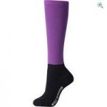 Noble Outfitters Women’s Over the Calf Peddies Boot Socks (Solid) – Colour: BLACKBERRY