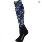 Noble Outfitters Women’s Over the Calf Peddies Boot Socks (Printed) – Colour: NAVY FLORAL