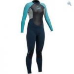 Gul Women’s Response 3/2mm Flatlock Steamer Wetsuit – Size: 18 – Colour: NAVY -TURQUOISE