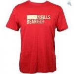 Bear Grylls by Craghoppers Men’s Bear Printed Tee – Size: XXL – Colour: Red