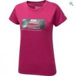Hi Gear Wonderlust Photographic Women’s T-Shirt – Size: 10 – Colour: DARK RASPBERRY