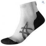 Asics Cushioning Socks (2 Pair Pack) – Size: S – Colour: White And Black