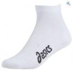 Asics Tech Ankle Sock (2 Pair Pack) – Size: L – Colour: REAL WHITE