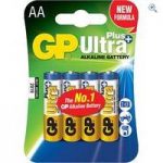 GP Batteries Ultra Plus Alkaline Batteries (4 x AA)
