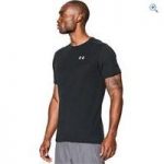 Under Armour Men’s Threadbone Streaker Run Short Sleeve T-Shirt – Size: XL – Colour: BLACK BLACK