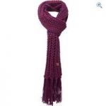 Hi Gear Harridge Textured Knit Tassel Scarf – Colour: BEET-GRAPE