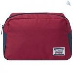 Weird Fish Men’s Dione Fabric Wash Bag – Colour: Red-Navy