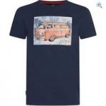 Animal Men’s Camper T-Shirt – Size: L – Colour: INDIGO BLUE