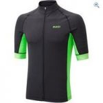 Zucci Men’s Elite Full Zip Short Sleeve Jersey – Size: XXL – Colour: IRIS-FLUO GREEN