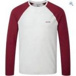 Craghoppers Men’s Nosilife Goddard Long-Sleeved T-Shirt – Size: 32 – Colour: LIGHT GREY MARL
