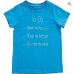 Harry Hall Kids’ To Do T-Shirt – Size: 5-6 – Colour: METHYL BLUE
