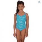 Regatta Girl’s Diver Swimsuit – Size: 7-8 – Colour: Aqua Blue