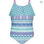 Animal Shell Bay Girls’ Swimsuit (7-12) – Size: 7-8 – Colour: PEPPERMINT BLUE