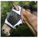 Masta Fly Mask Face Cover – Size: FULL – Colour: Silver