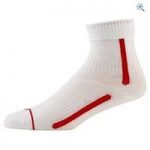 SealSkinz Men’s Road Aero Ankle Socks – Size: S-M – Colour: WHITE-RED