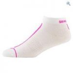 SealSkinz Women’s Road Aero Socklet – Size: L-XL – Colour: WHITE-PINK