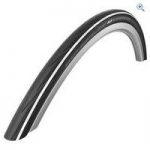 Schwalbe Lugano 700x23c White Stripe Active Line/Wired Tyre – Colour: Black – White