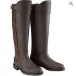 Caldene Women’s Buckland Long Wax & Leather Counntry Boots – Size: 4 – Colour: Brown