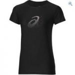 Asics Womens’ Graphic Short Sleeve Top – Size: XS – Colour: Black