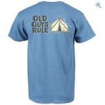 Old Guys Rule ‘Happy Camper’ T-Shirt – Size: M – Colour: Blue