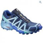 Salomon Women’s Speedcross 4 GTX Trail Running Shoe – Size: 4 – Colour: BLUE-NAVY