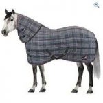 Masta Quiltmasta 350 Check Fixed Neck Stable Rug – Size: 5-6 – Colour: Grey