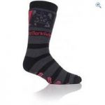 Heat Holders Men’s Star Wars The Dark Side Double Layer Sock – Colour: Black / Red