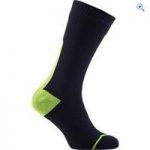 SealSkinz Road Thin Mid With Hydrostop Sock – Size: L – Colour: BLACK-ILLUM