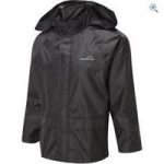 Freedom Trail Essential Kids’ Waterproof Jacket – Size: 13 – Colour: Black
