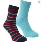 The Edge Kids’ Parallel Thermal Socks – Colour: Turquoise