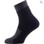 SealSkinz Road Ankle Socks With Hydrostop – Size: M – Colour: BLACK-ANTHRACIT