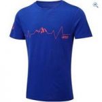 North Ridge Men’s Heartline Merino T-Shirt – Size: L – Colour: Mazarine Blue