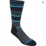 Bridgedale Striped Hiker Men’s Socks – Size: L – Colour: GREY-BLUE