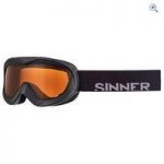Sinner Task Ski Goggles (Clear Matte Black/Double Orange) – Colour: Matte Black