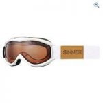 Sinner Toxic Ski Goggles (Clear Matte White/Double Orange) – Colour: MATTE WHITE