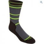 Bridgedale Striped Hiker Men’s Socks – Size: M – Colour: GREY-GREEN