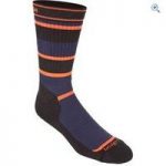 Bridgedale Striped Hiker Men’s Socks – Size: L – Colour: NAVY-ORANGE