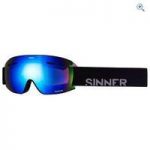 Sinner Snowstar Ski Goggles (Matte Black/Double Blue Revo) – Colour: Black