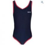 Regatta Girl’s Diver Swimsuit – Size: 5-6 – Colour: Navy