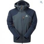 Mountain Equipment Men’s Frontier Hooded Softshell Jacket – Size: M – Colour: OMBRE BLUE