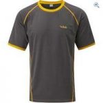 Rab Men’s Runout Tee – Size: L – Colour: Anthracite Grey