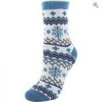 Yaktrax Cabin Socks – Colour: BLUE-NAVY