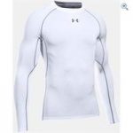 Under Armour Men’s UA HeatGear Armour Long Sleeve Compression Shirt – Size: L – Colour: White