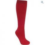 Trespass Tubular Adults Luxury Ski Tube Socks – Colour: Red