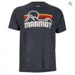 Marmot Men’s Marmot Coastal Tee SS – Size: L – Colour: CHARCOAL-HEATH