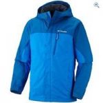 Columbia Men’s Pouring Adventure Waterproof Jacket – Size: XS – Colour: HYPER BLUE