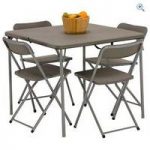 Vango Dornoch Table and Chairs Set – Colour: Grey