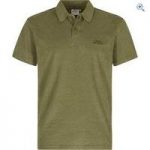 Weird Fish Men’s Andy Embroidered Logo Jersey Polo Shirt – Size: XS – Colour: MILITARY OLIVE
